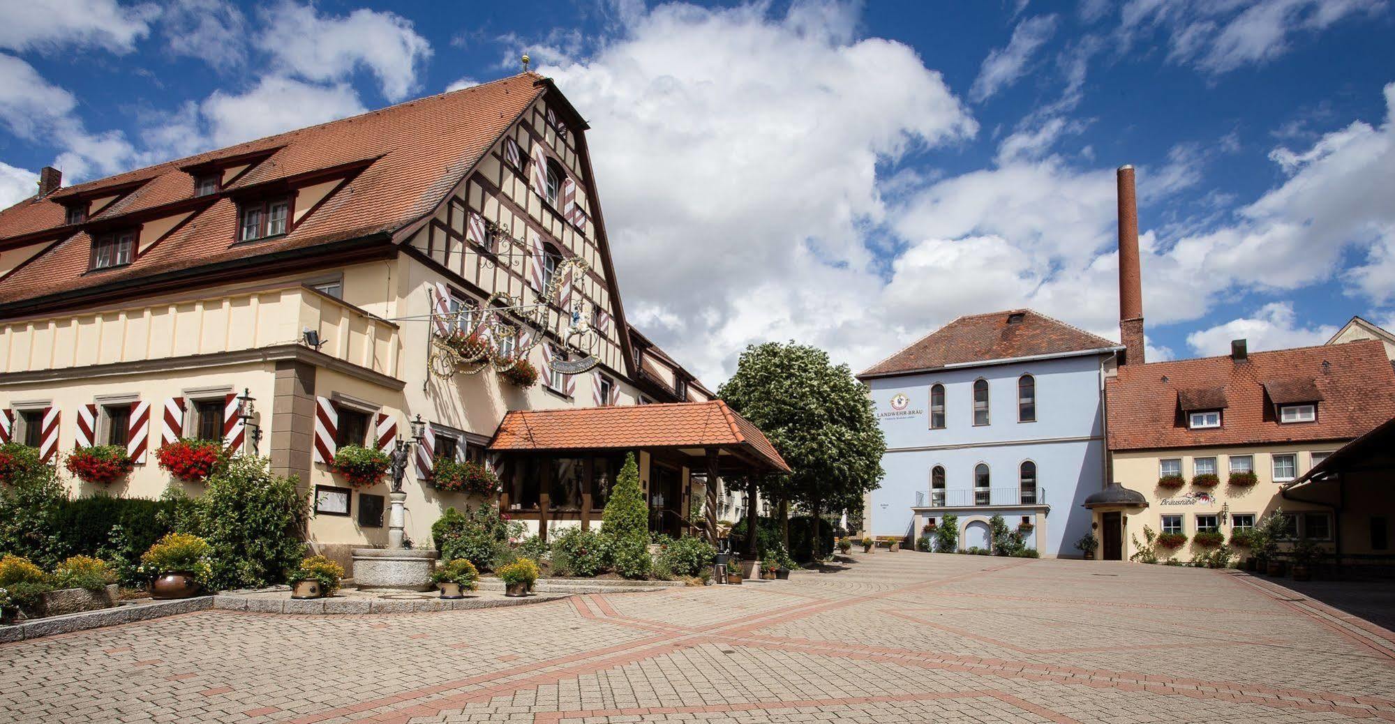 Hotel Brauereigasthof Landwehr-Braeu Reichelshofen Ngoại thất bức ảnh